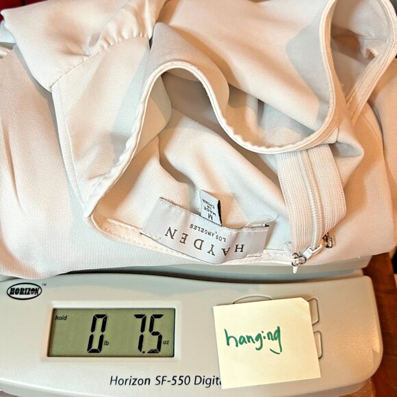 HAYDEN Blouse Womens M Ivory White Butterfly Sleeve Princess Seam Formal - Picture 16 of 16